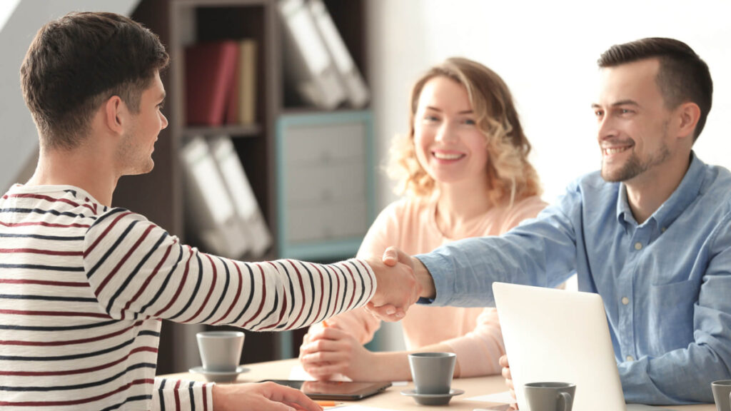 Entrevista de trabajo en grupo